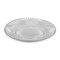 Diamond Pattern Glass Salad Plate 7.5 Inch Heat Resistant Clear